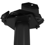 Барный стул вращающийся со спинкой и подлокотниками Douglas Rhombus Синий Велюр варинант исполнения - 6 | Loft Concept в Липецке