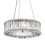 Люстра подвесная круглая с множеством вертикальных прямоугольных кристаллов Kichler варинант исполнения - 1 | Loft Concept в Липецке