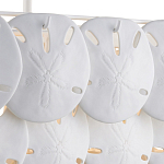 Люстра овальной формы с белыми подвесными элементами White Natural Lines варинант исполнения - 2 | Loft Concept в Липецке