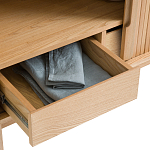 Буфет с двумя раздвижными дверцами Toinette Wooden Light Cupboard варинант исполнения - 4 | Loft Concept в Липецке