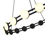 Люстра кольцевая с круглыми светодиодными источниками света Maxine Light варинант исполнения - 6 | Loft Concept в Липецке