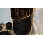 Напольная лампа черная с текстильными элементами "ЯРВИ" варинант исполнения - 7 | Loft Concept в Липецке