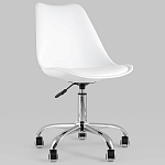 Офисный стул на металлическом основании EGGERY White пластик варинант исполнения - 2 | Loft Concept в Липецке
