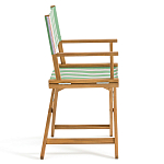 Кресло режиссерское из акации и ткани Geneva варинант исполнения - 3 | Loft Concept в Липецке