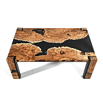 Кофейный Стол River in Autumn Elm Resin Coffee Table варинант исполнения - 2 | Loft Concept в Липецке