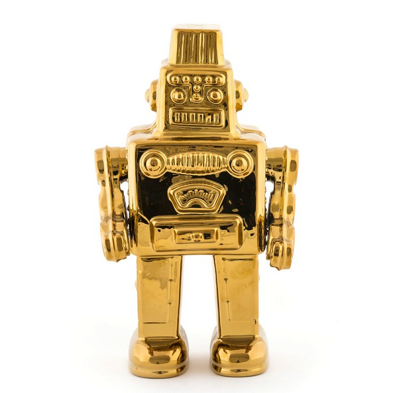 Аксессуар Seletti My Robot Gold Золотой Аксессуар Seletti My Robot Gold Золотой в Липецке | Loft Concept