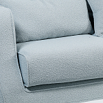 Диван Seldon с мягкими подушками голубое букле варинант исполнения - 5 | Loft Concept в Липецке