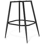 Барный стул со спинкой и подлокотниками на 4-х металлических ножках Douglas Rhombus Синий Велюр варинант исполнения - 5 | Loft Concept в Липецке