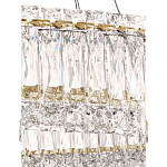 Люстра подвесная круглая из прозрачного хрусталя с золотым корпусом Selfsufficient варинант исполнения - 8 | Loft Concept в Липецке