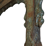 Старинная индийская резная арка из тика Antique Indian Carved Arch варинант исполнения - 2 | Loft Concept в Липецке