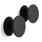 Комплект из 2-х круглых деревянных настенных крючков Bert Wall Hanger варинант исполнения - 1 | Loft Concept в Липецке