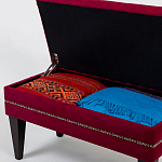 Мягкая банкетка с зоной для хранения Casket Red варинант исполнения - 2 | Loft Concept в Липецке