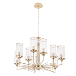 Люстра с 9-ю цилиндрическими стеклянными плафонами Jeanette варинант исполнения - 1 | Loft Concept в Липецке