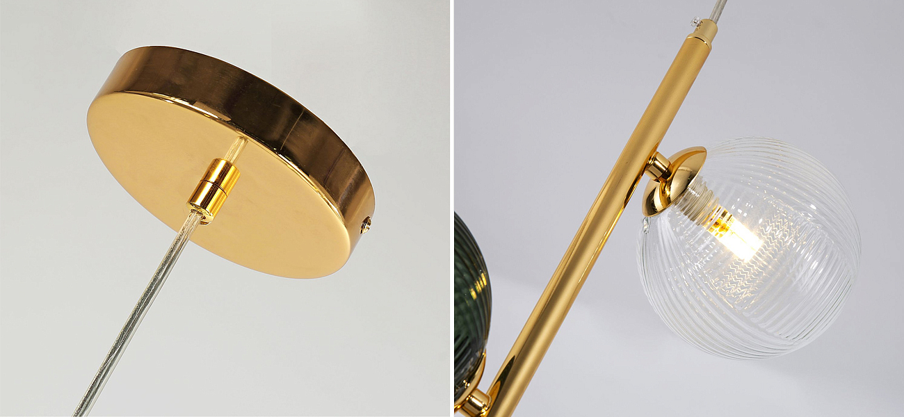 Подвесной светильник Bolle Multi Color hanging 2 lamp Подвесной светильник Bolle Multi Color hanging 2 lamp - Loft-Concept в Липецке