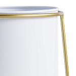 Кашпо из металла и латуни Elegance Elevated Planters белое варинант исполнения - 3 | Loft Concept в Липецке