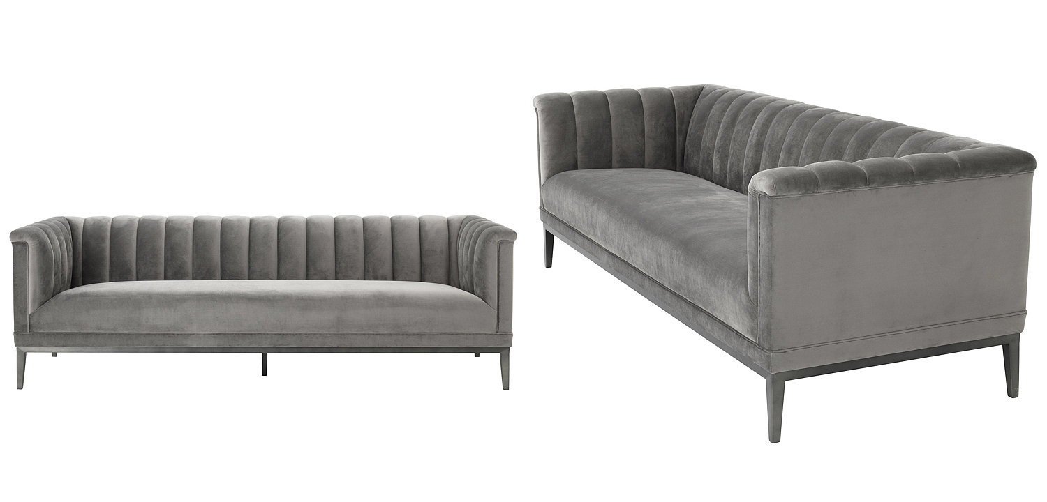 Диван Eichholtz Sofa Raffles grey Диван Eichholtz Sofa Raffles grey - Loft-Concept в Липецке