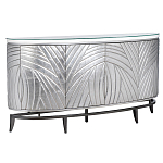 Комод фактурный серебристый с дверцами Silver Chest of Drawers варинант исполнения - 1 | Loft Concept в Липецке