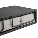 Садовый диван на каркасе из алюминия Petro варинант исполнения - 6 | Loft Concept в Липецке