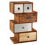 Тумба необычной формы с выдвижными ящиками Shift варинант исполнения - 1 | Loft Concept в Липецке