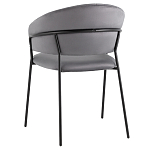 Стул в велюре серого цвета Horizon варинант исполнения - 5 | Loft Concept в Липецке