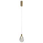 Подвесной светильник со стеклянным плафоном в форме капли NAOMI drop transparent glass варинант исполнения - 2 | Loft Concept в Липецке