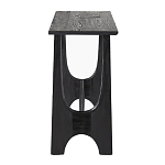 Консоль деревянная чёрная Black Tanner варинант исполнения - 2 | Loft Concept в Липецке