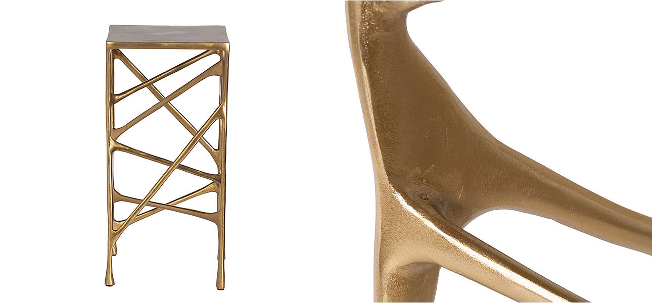 Столик журнальный Origania gold Столик журнальный Origania gold - Loft-Concept в Липецке