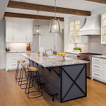 Подвесной светильник с прозрачным коническим стеклянным плафоном в современном стиле Feiss варинант исполнения - 3 | Loft Concept в Липецке