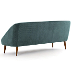 Трехместный диван с обивкой из велюра Belanger Sofa варинант исполнения - 3 | Loft Concept в Липецке