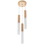 Подвесной светильник Dew Drops Tube Gold Trio Hanging Lamp варинант исполнения - 3 | Loft Concept в Липецке