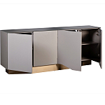 Комод со стеклянной столешницей и с выдвижными ящиками Minimalist Accent варинант исполнения - 2 | Loft Concept в Липецке