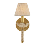 Бра из кованого железа с отделкой плетеной веревкой и сусальным золотом Parisian Style варинант исполнения - 4 | Loft Concept в Липецке