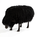 Банкетка Овечка черная Sheep Bench Black head down варинант исполнения - 2 | Loft Concept в Липецке