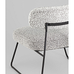 Кресло лаунж Kate букле серый варинант исполнения - 3 | Loft Concept в Липецке