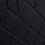 Комод черный округлой формы с рельефным фасадом Black Cut варинант исполнения - 5 | Loft Concept в Липецке