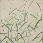 Обои ручная роспись Wild Grasses Special Colourway on Bleached Silver slub silk варинант исполнения - 2 | Loft Concept в Липецке