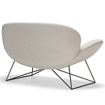 Дизайнерский двухместный диван Gio Ponti D.157.6  - DUE FOGLIE Sofa варинант исполнения - 6 | Loft Concept в Липецке