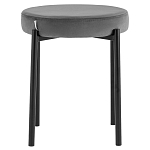 Табурет с мягким круглым сиденьем RIO Grey варинант исполнения - 2 | Loft Concept в Липецке
