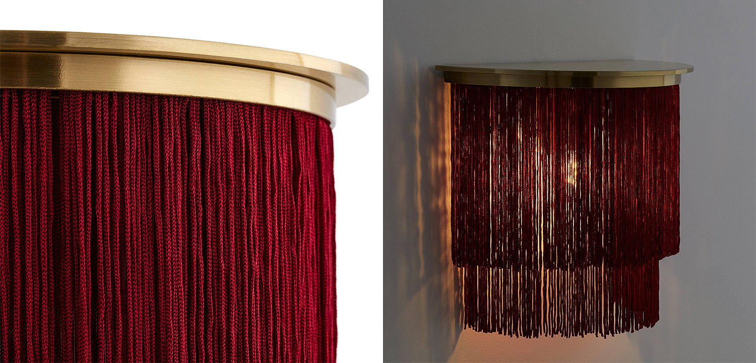 Бра Houtique Sconce Burgundy Бра Houtique Sconce Burgundy - Loft-Concept в Липецке