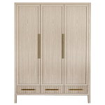 Большой Шкаф Primo Светлый дуб с 3 дверьми и 3 выдвижными ящиками варинант исполнения - 7 | Loft Concept в Липецке