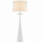 Торшер белый с фигурным каркасом Bleached Element варинант исполнения - 1 | Loft Concept в Липецке