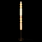 Торшер с разноцветными стеклянными цилиндрами и шарами Eclecticism  варинант исполнения - 1 | Loft Concept в Липецке