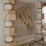 Декор настенный в Эко стиле рафия Malibu wall panel варинант исполнения - 1 | Loft Concept в Липецке