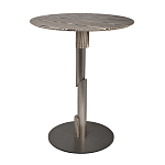 Стол барный круглый высокий с полосатым узором Zebroids варинант исполнения - 1 | Loft Concept в Липецке