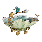 Чаша в виде листка лотоса с птицами Eden Garden варинант исполнения - 4 | Loft Concept в Липецке