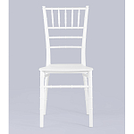 Стул Chiavari пластик белый варинант исполнения - 4 | Loft Concept в Липецке