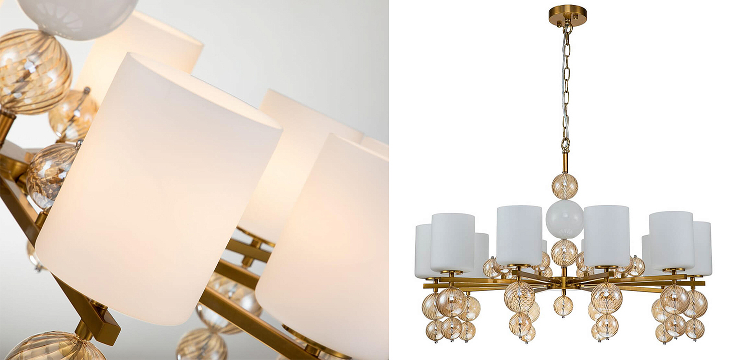 Люстра Blown Glass Balloons Chandelier 10 Люстра Blown Glass Balloons Chandelier 10 - Loft-Concept в Липецке