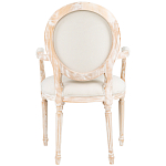 Стул с подлокотниками из массива бука бежевый Solid Luxury варинант исполнения - 2 | Loft Concept в Липецке