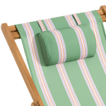 Шезлонг из акации и ткани Venezuela варинант исполнения - 8 | Loft Concept в Липецке