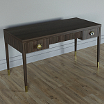 Письменный стол Elsa Dreams Walnut Шпон дерево с двумя ящиками варинант исполнения - 2 | Loft Concept в Липецке